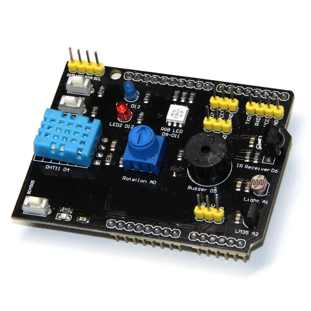 

Multifunction Expansion Board DHT11 LM35 Temperature Humidity For Arduino UNO