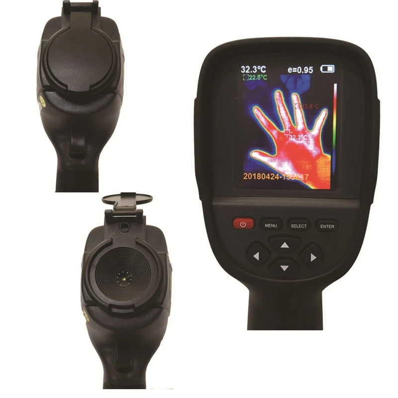 

HT-18 Handheld Thermal Camera Thermal imager IR Infrared Thermometer -20 to 300 Degree Temperature Thermal Imaging Tool