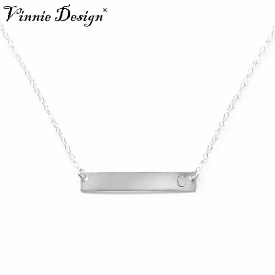 collier argent avec barre collier argent avec barre