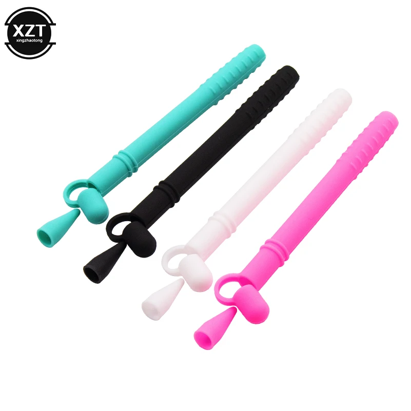

2019 Colorful Soft Silicone Compatible For Apple Pencil Case Compatible For iPad Tablet Touch Pen Stylus Protective Sleeve Cover