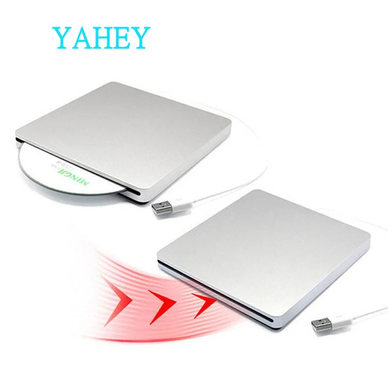 

Slot Load DVD Drive Optical RW Drive External DVD RW Burner Writer Recorder CD ROM Player for Macbook Pro Laptop Windows7/8/10