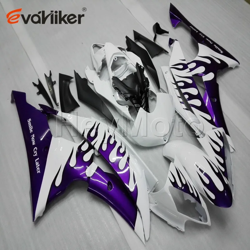 Изготовленный на заказ из АБС-пластика для мотоцикла хомут для YZF-R6 2008- 2009 2010 2011 2012 2013 тела комплект двигатель обтекатель orange