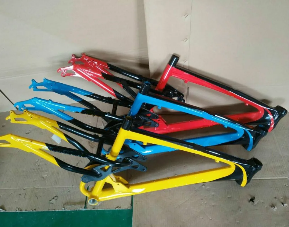 Discount Kalosse Folding bicycle frame Full suspension 26er alloy Mountain bike frame ,26*1.75-2.35 tires 21 Discount Kalosse Folding bicycle frame Full suspension 26er alloy Mountain bike frame ,26*1.75-2.35 tires 21