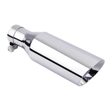 

ESPEEDER Stainless Steel Exhaust Tip Pipe Car Styling Round Tip Modified Car Tail For Exhaust pipe 54mm 51mm 50mm Muffler Tail
