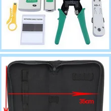 Dhl ИЛИ ems 10 шт. Ethernet сетевой кабель тестер Инструменты Наборы RJ45 щипцы для зачистки пробойник RJ11 Cat5 Cat6 детектор