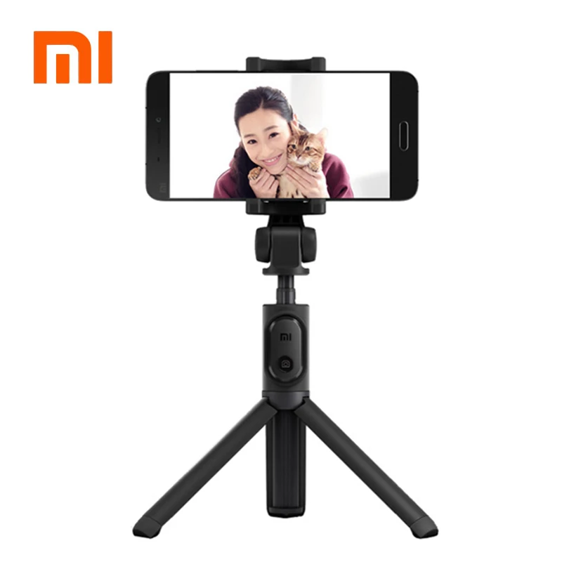 in Stock Xiaomi Handheld Mini Tripod 3 in 1 Self portrait Monopod Phone Selfie Stick Bluetooth