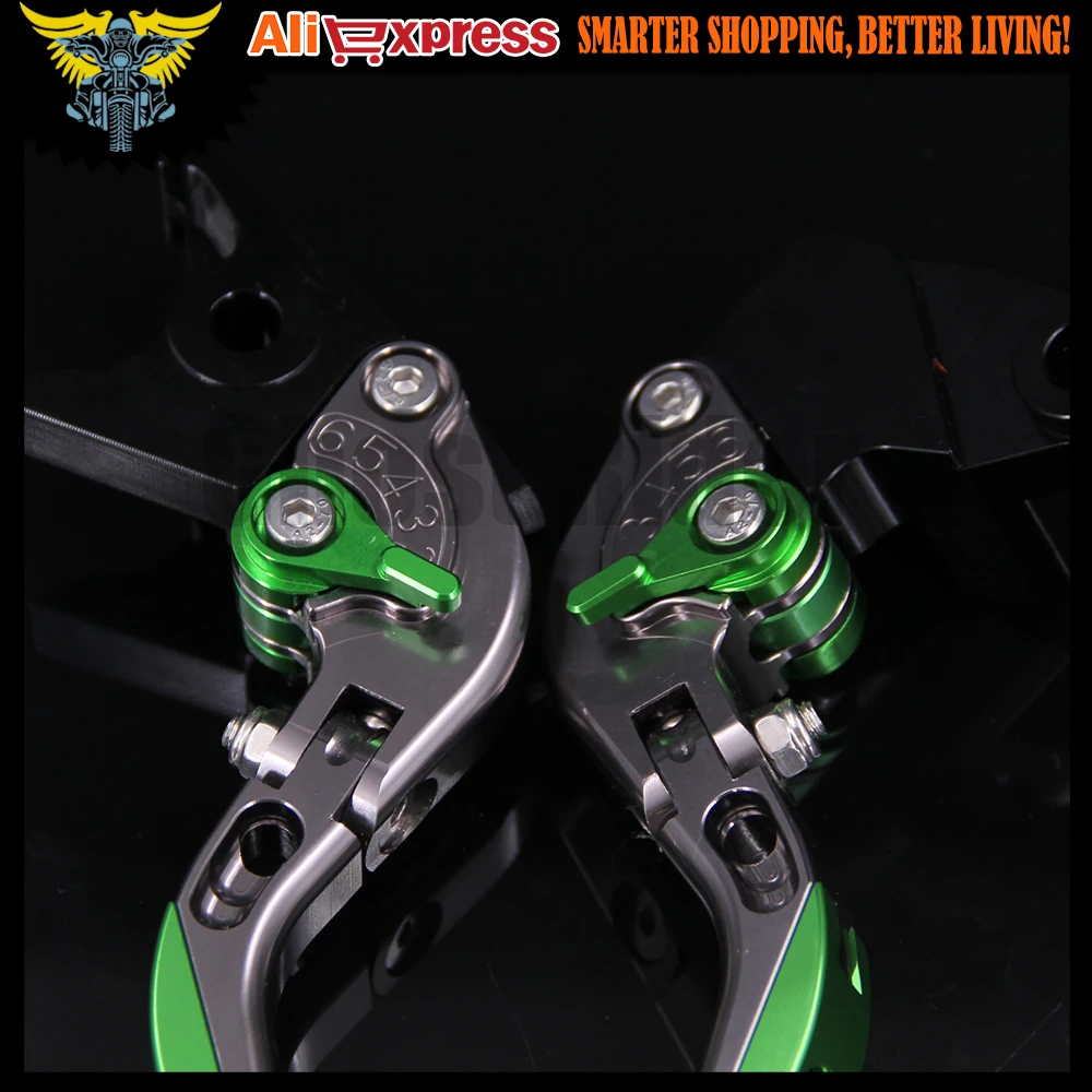 Лазерный Логотип (Ninja) CNC рычаги тормозной муфты для Kawasaki Z1000SX/NINJA 1000/Tourer 2011 2012 2013 2014