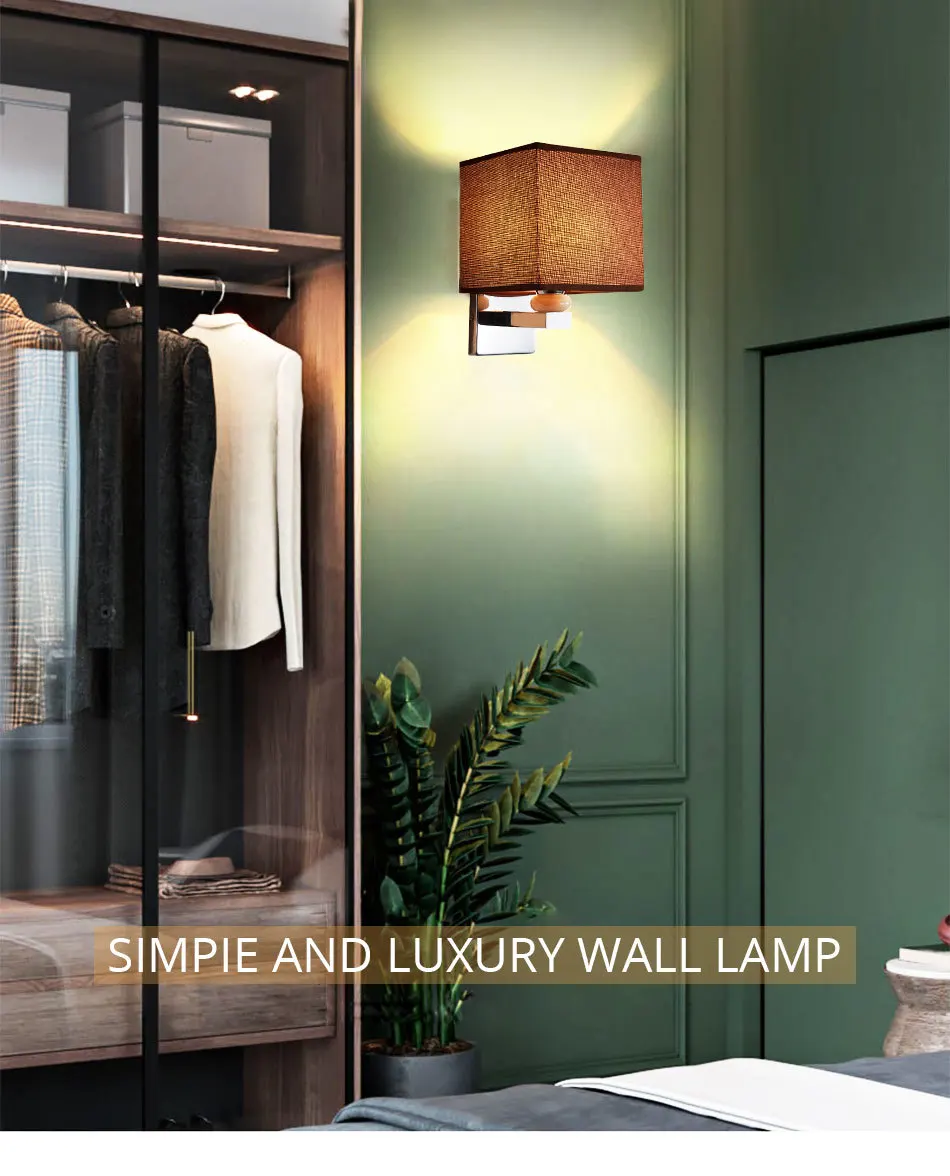 Sconce Lamp Luminaria Mirror Bathroom Lighting Wall Lights with Switch USB E27 Bulb Wall Lamps Bedside Indoor Reading Light (4)