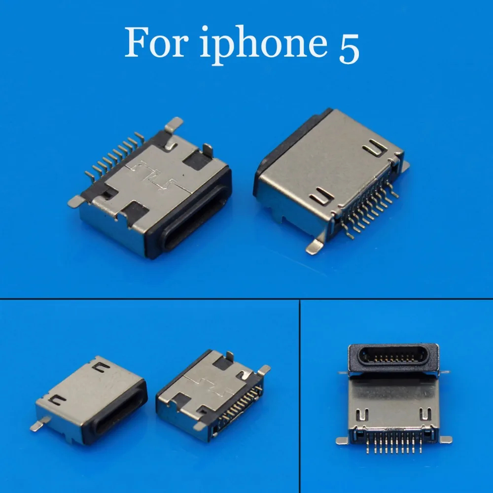 Разъем JCD для Iphone 4/5/6/6plus/7 USB разъем зарядки и передачи данных белый или серый цвета
