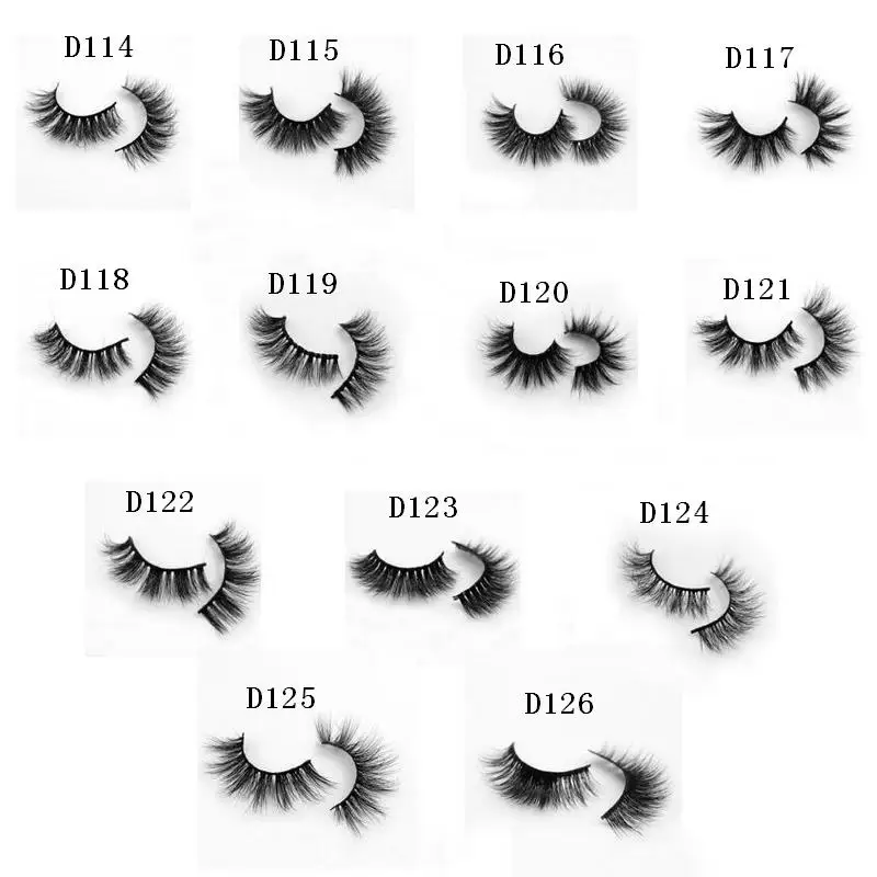 

New product high quality 3D real water eyelashes multi-layer soft and thick false eyelashes 1 pair