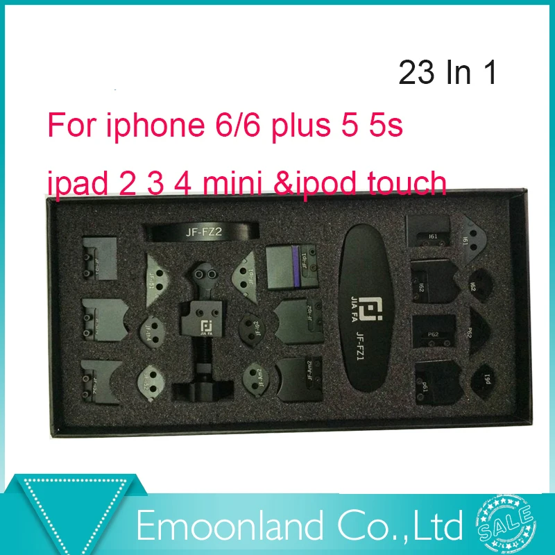 JF-866 Professional Mobole Phone Repair Tools Kits 23in1 Corner Sidewall for iPhone 5/5S for iPad2/3/4/5/iPad Mini1/2/3/Tch4 Wholesale Tools