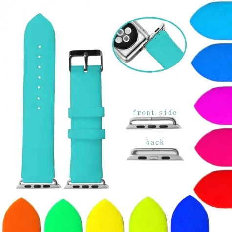 38mm Silicone Watch Band Replacement for Apple iWatch WB1105S38JB