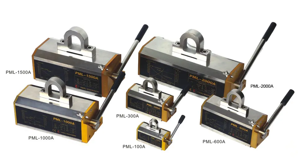 LISHUAI 1000 кг(2200Lbs) Постоянный Магнитный подъемник/Постоянный подъемный магнит для стальных пластин с сертификатом CE PML-1000