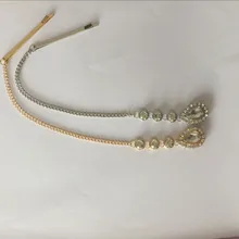 Свадебный богемный Бохо греческий matha patti стиль волос Шпилька свадебный подарок