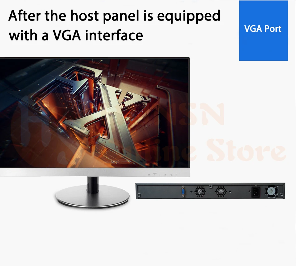 Брандмауэр Mikrotik Pfsense vpn-сетевая безопасность устройства маршрутизатор ПК Intel Core I5 4430, [HUNSN SA17R],(6LAN/2USB/1COM/1VGA