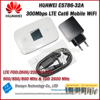 Online Großhandel Original Entsperren HUAWEI E5786 300 Mbps 4G Wireless Router Mit Sim Einbauschlitz Und 4G LTE CAT6 Mobilen Wlan Router