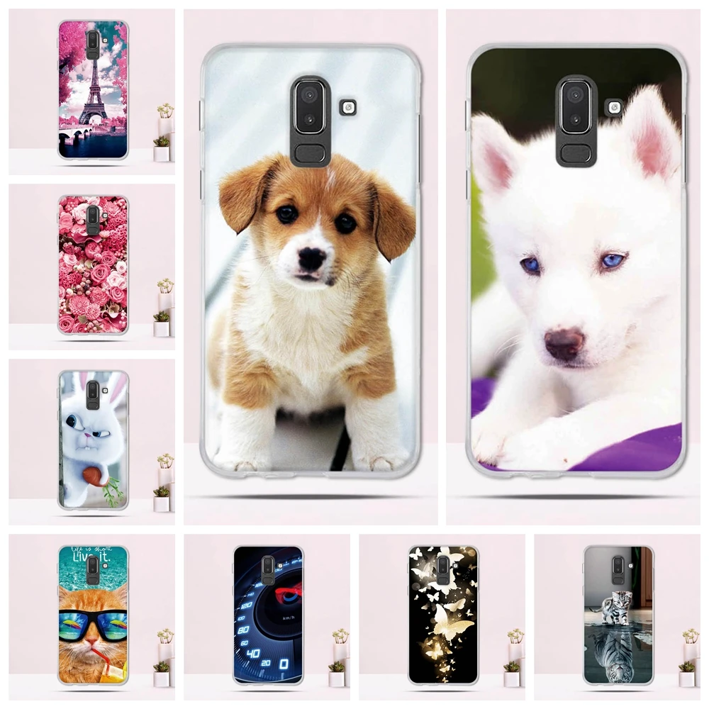 Case for Samsung Galaxy J8 2018 Case Silicone Untra Thin TPU Phone Case for Samsung J8 2018 Back Cover For Samsung J8 2018 Case
