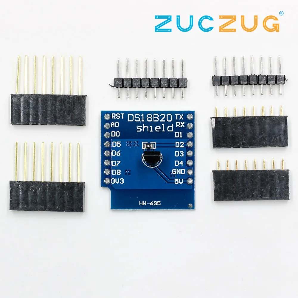 DS18B20 датчик температуры щит Wemos D1 Mini Pro ESP NodeMCU | Электронные компоненты и