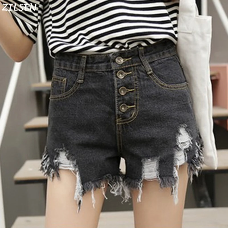 

2019 New Women Shorts High Waists Arrival Casual Summer Hot Sale Denim Plus Size Sexy Short Jeans cotton pockets