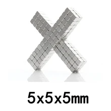 Новая коллекция 10/20 Вт, 30 Вт, мощных светодиодных N35 неодимовые магниты 5*5*5 мм супер сильный кубоид куб редкоземельных магнитов 5x5x5 мм для рукоделия