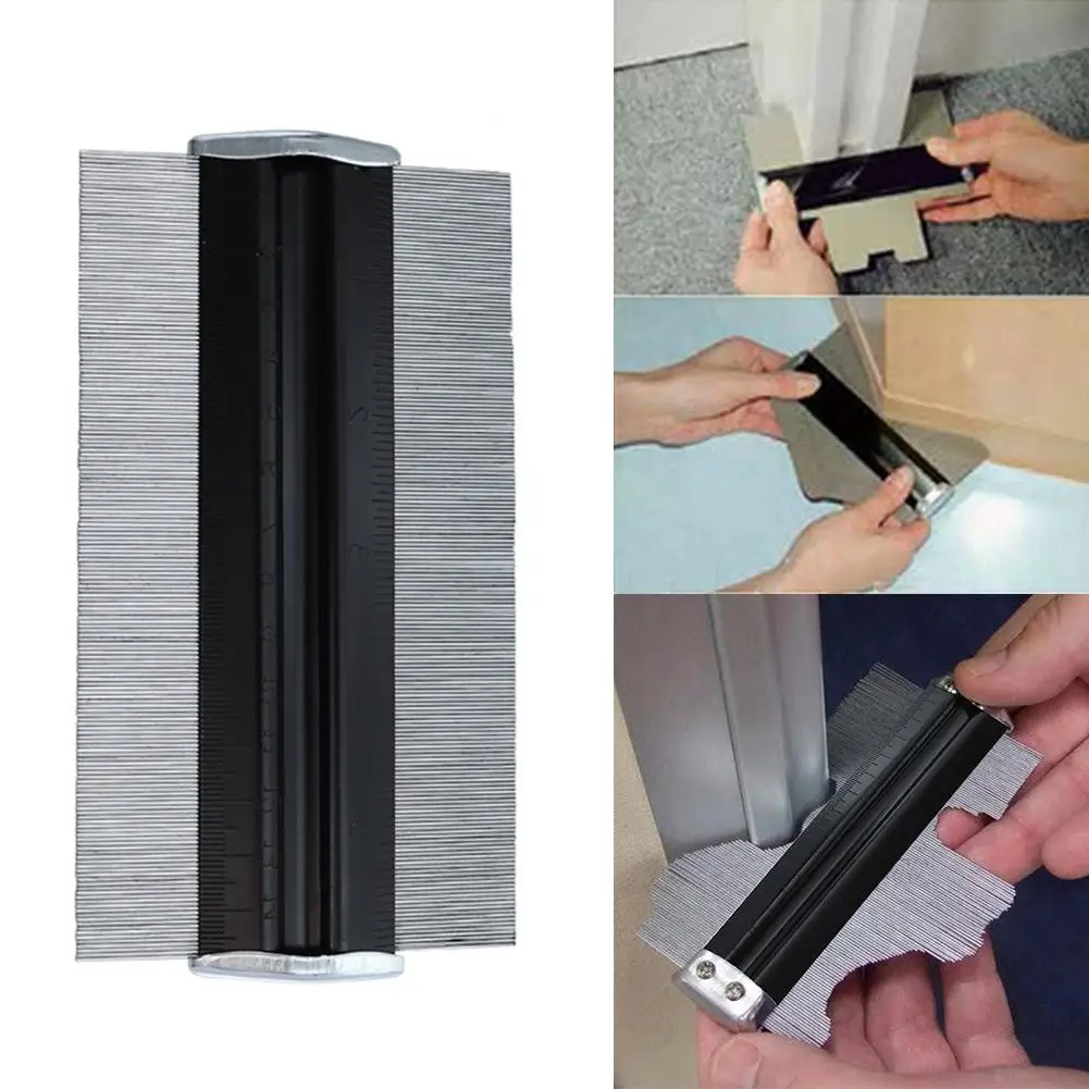 

6 Inch Metal Profile Contour Gauge Metric Deep Decorating Template Marking Tools