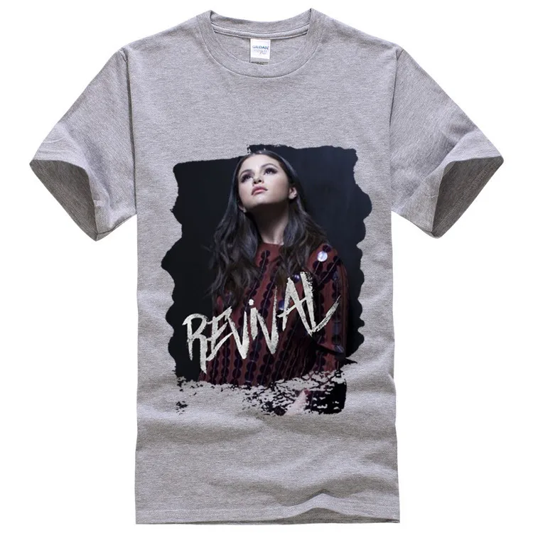 DA Selena Gomez Reviva Tee Shirt for Men and Women Unisex Short Sleeve Cotton Tops T SHIRT Cool 