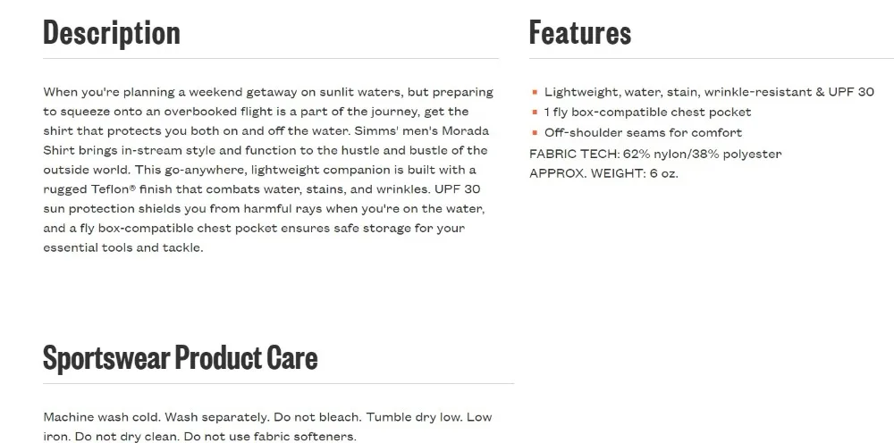 Description and Features