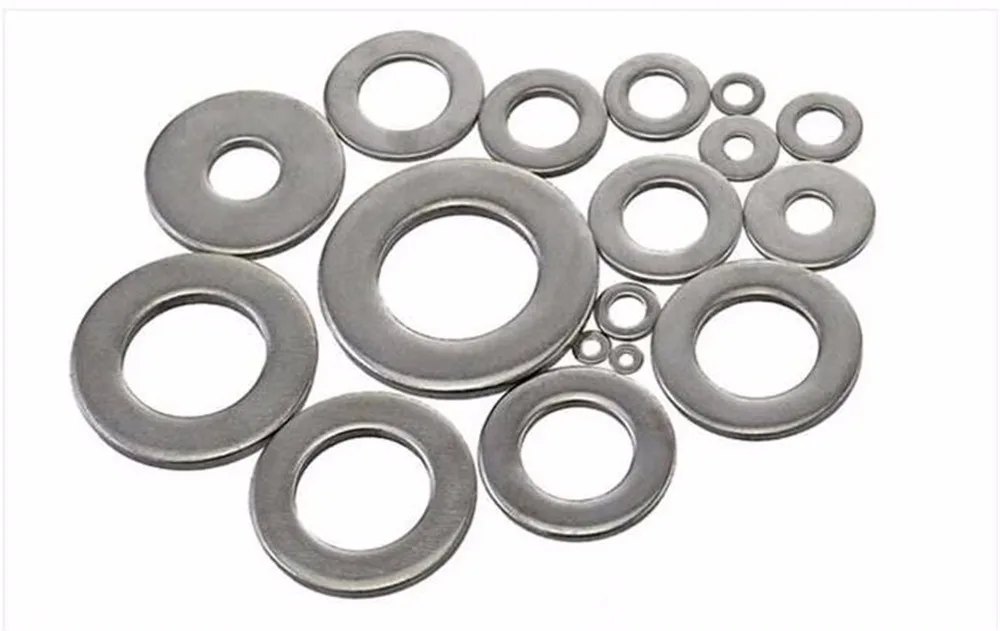 10pcs M18 M20 Stainless Steel Flat Washer Plain Wash Insulation Gasket