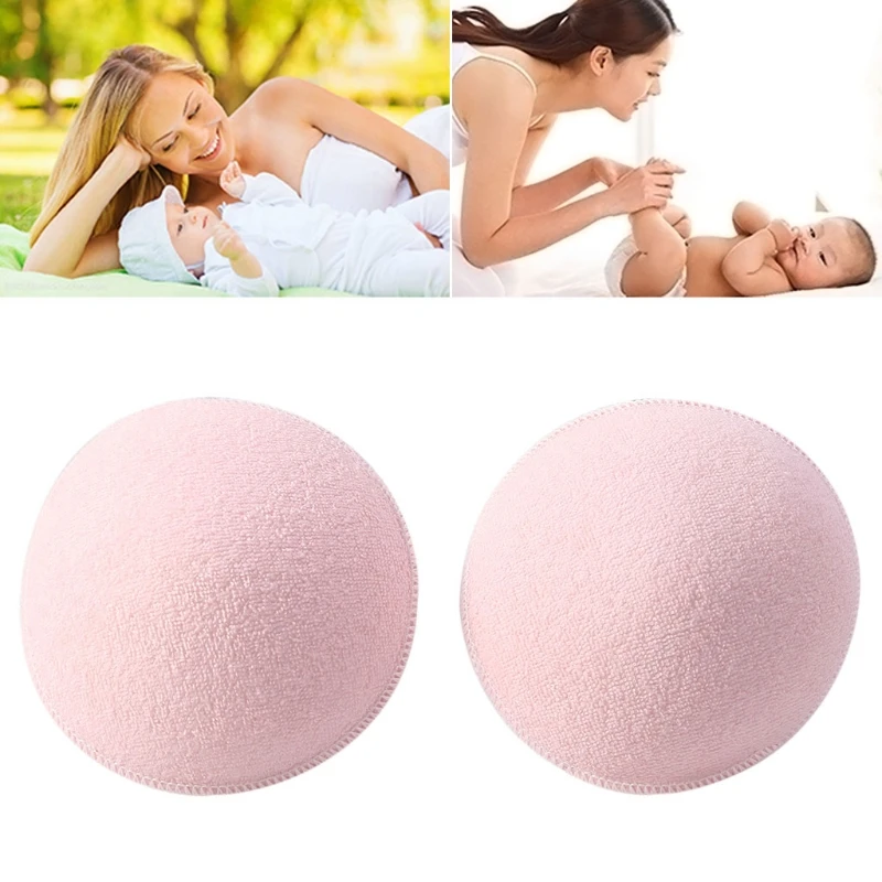 2pcs Washable Mommy Nursing Pad Ultra-Soft Breast Pads Spill Prevention Breast Feeding Pads