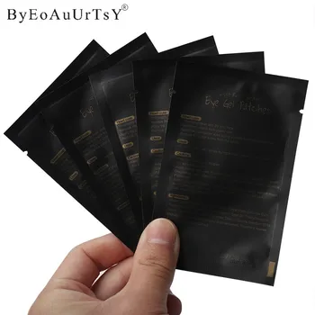 

50/100/200 pairs Black Women Under Eye Pads Patches Eyelash Extension Eye Lash Paper Stickers Patches Application Make Up Tools