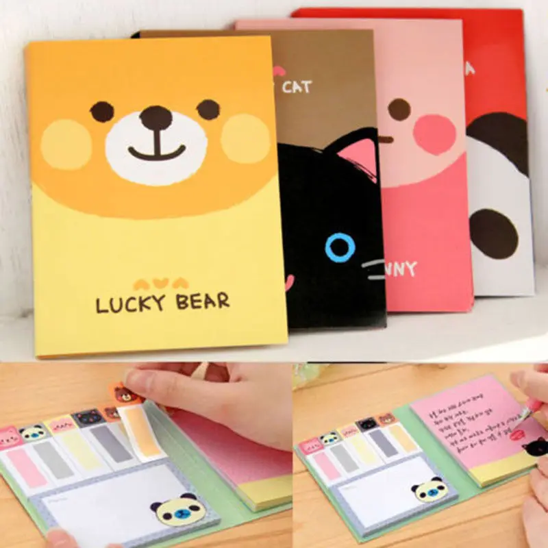 one animal cute sticker post it bookmark point it marker memo flags
