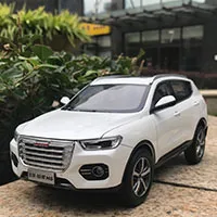 Масштаб 1: 18 сплав оттяните назад игрушечные транспортные средства haval H6 модель автомобиля SUV Детские Игрушечные Машинки оригинальные авторизованные подлинные детские игрушки - Цвет: 1