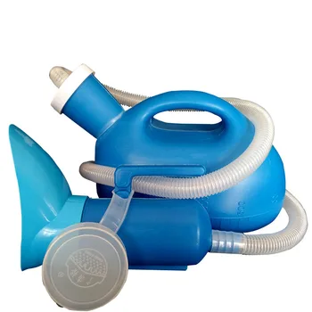 

2000ml thicken female/male urinal chamber pot with 1.1/1.3/1.6 meter tube bed use pee pot with cover