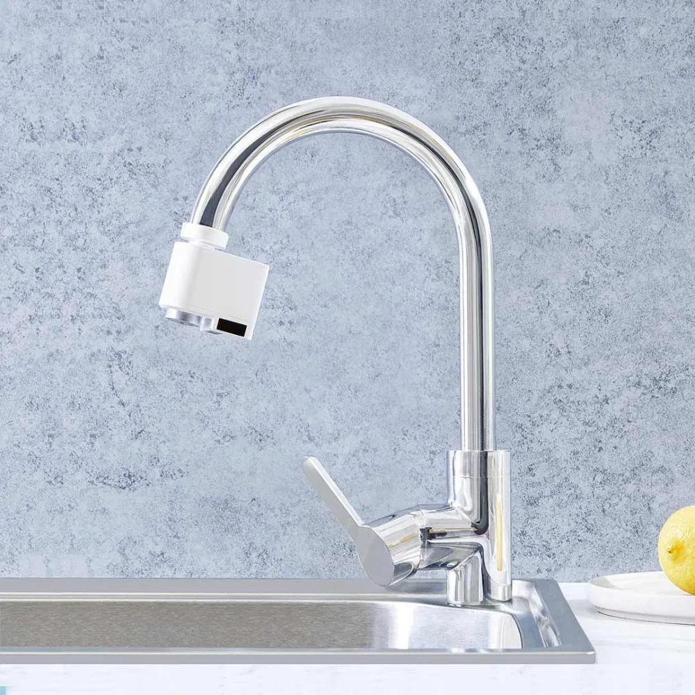 Induction Water Saver Overflow Smart Faucet Sensor Infrared Water Energy Saving Device Kitchen Bathroom Nozzle Tap