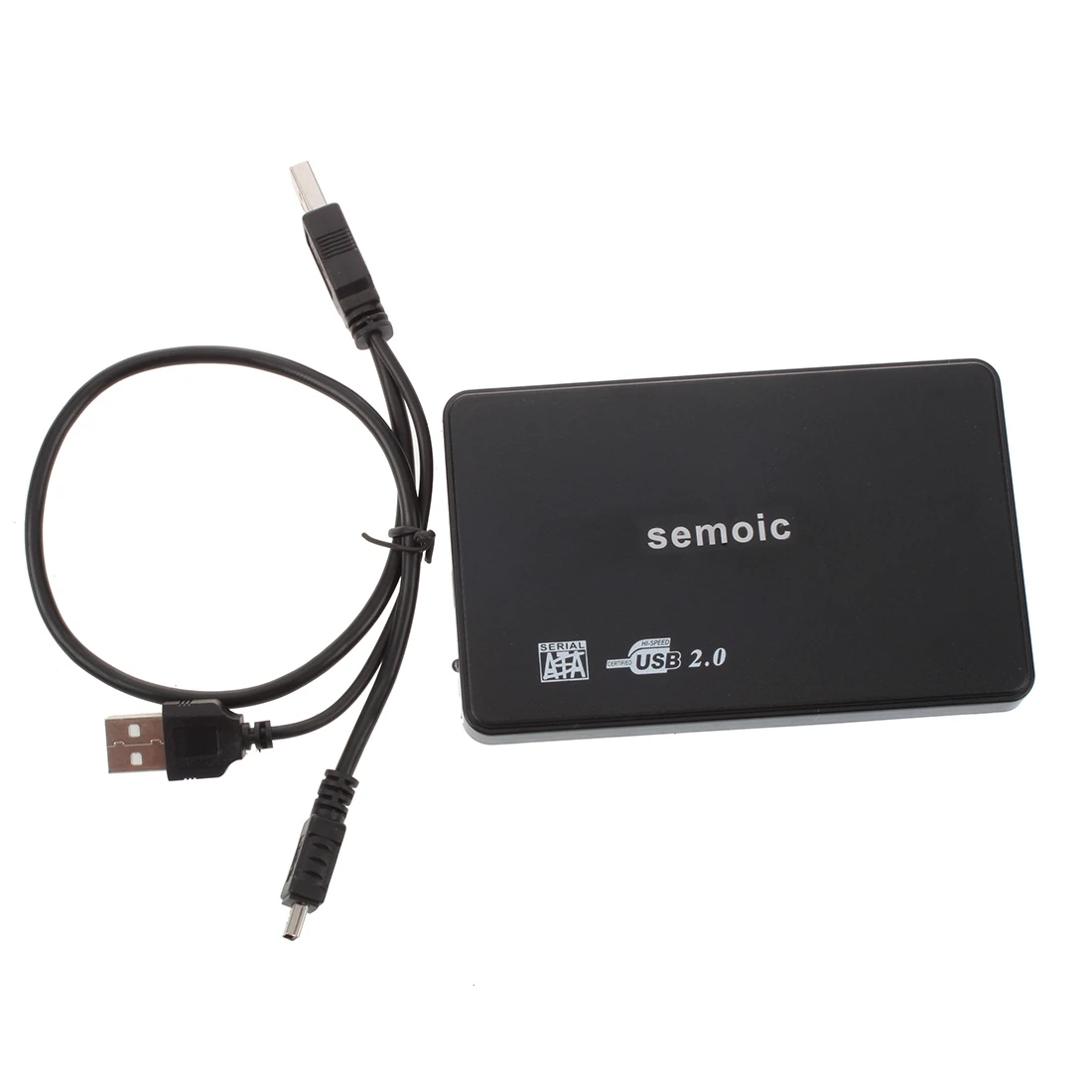 Semoic 2,5 дюйма SATA HDD жесткий диск HD USB 2,0 Тонкий Чехол Коробка внешний диск адаптер+ кабель