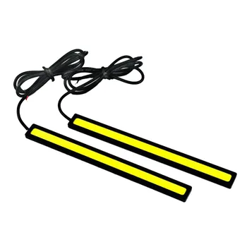 

2Pcs/Lot 12V LED COB Car Auto DRL Driving Daytime Running Lights Waterproof External Led Fog Lamp Panel Lighting Car Styling