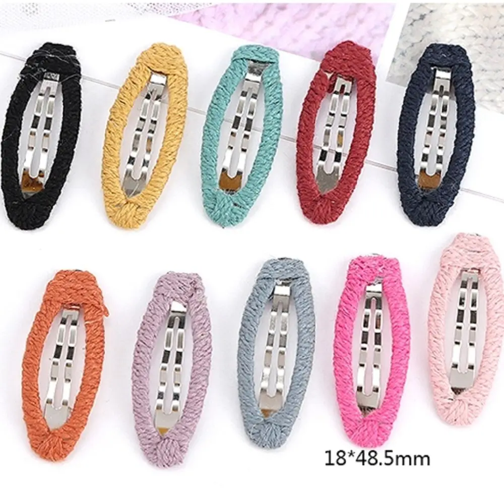 

Colorful Handmade Woolen Hair Clips Not Hurt Hair Kids Hairclips Girls Cute Hairpins Fashion Hair Accessories Headbands Hairgrip