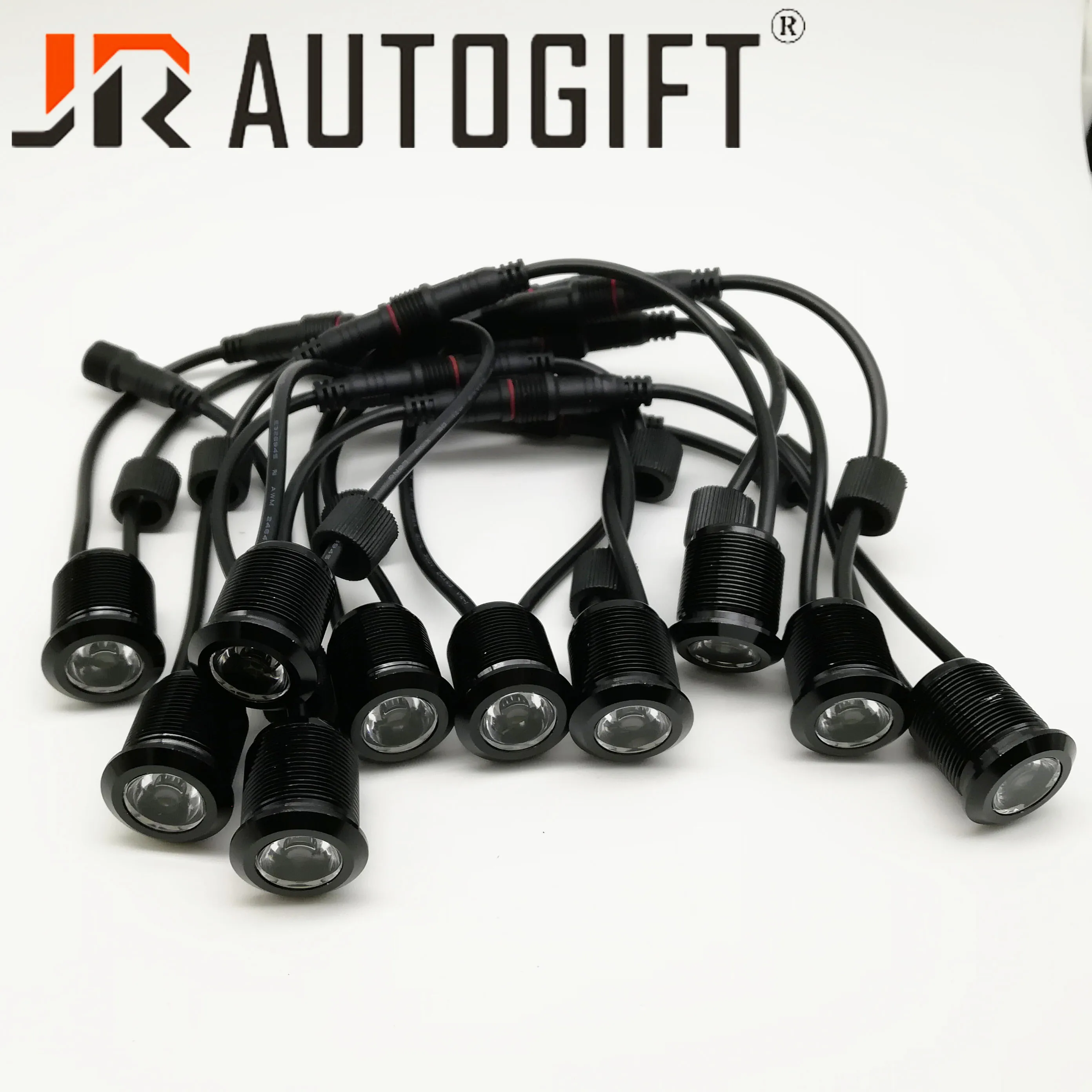 

DRL High Power Eagle Eyes LED Meteor Shower Light 10 LEDs Daytime Running Lights Car Truck Water Resistant Fog Lamp DC 12-24V