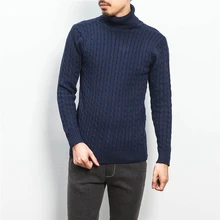 2016 Winter neue herrenmode boutique reine farbe rollkragenpullover/herren hochwertigen große größe freizeit rollkragen pullover