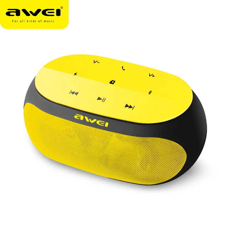 DRXENN Awei Y200 Bluetooth Speaker Portable Wireless Soundbar Mini Music Boombox For Computer Phone Support Bluetooth TF USB