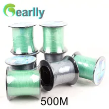 500 м бренд gearlly цель Япония Multifilament ПЭ плетеная Рыбалка линии 10lb к 40lb