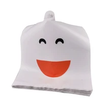 1000 шт./лот Еда Класс прозрачный белый pe Пластик сумка-шоппер/жилет Хозяйственные сумки/супермаркет розничной торговли Сумки