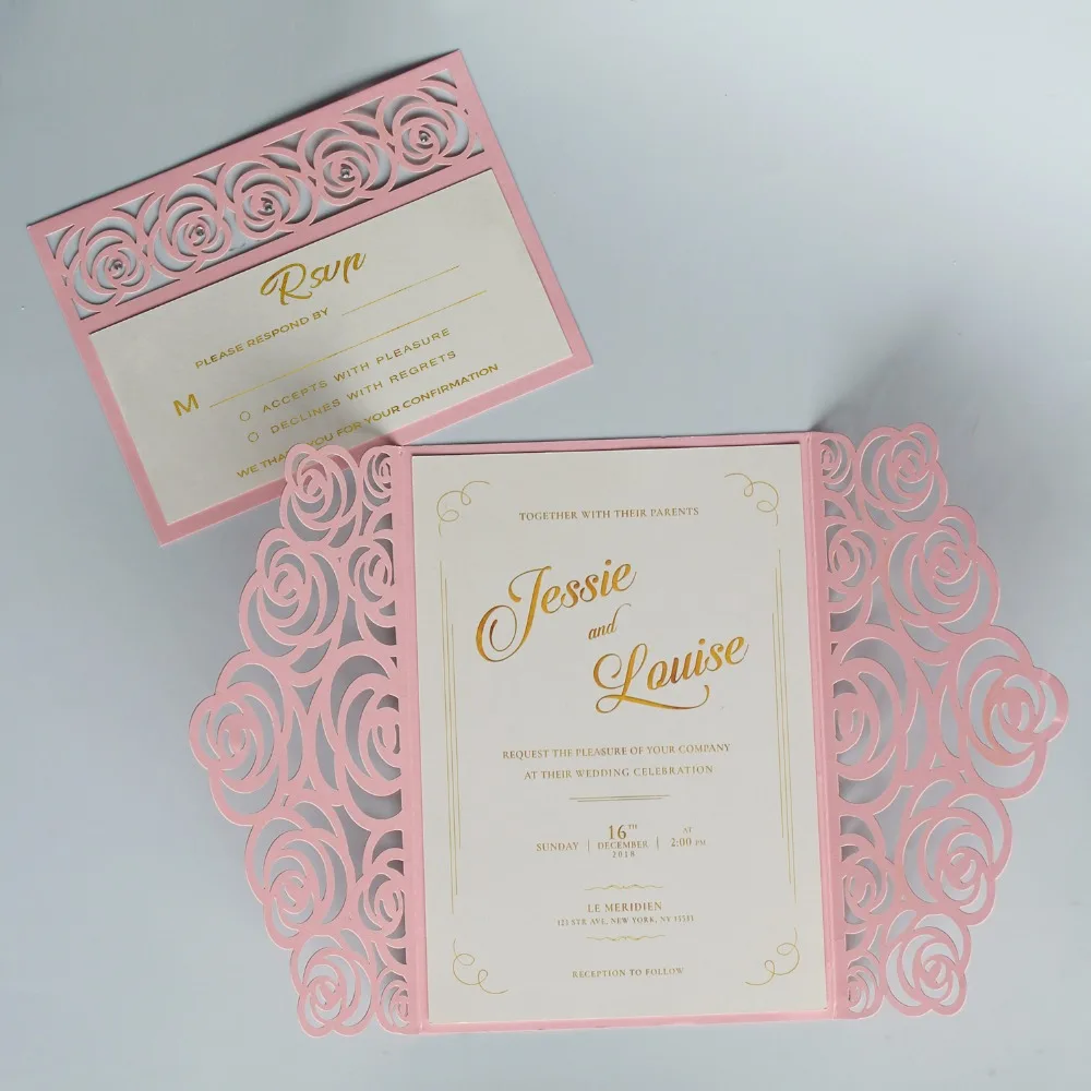 Rose Wedding Invitations