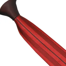 Мужские галстуки LAMMULIN темно-красный галстук контрастный красный с черным вертикальным полосатым шейный платок из микрофибры обтягивающий галстук 6 см галстук