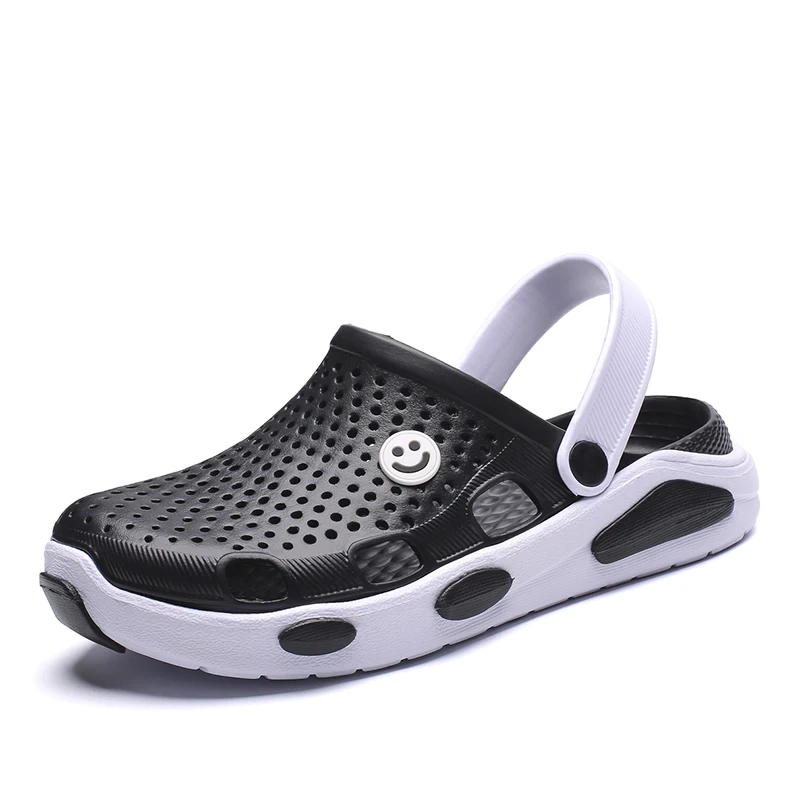 

Hole Shoes Men Sandals 2019 Men Beach Summer Hole Clogs Sandals Eva Mules Garden Light Breathable Casual Men Footwear Shoes