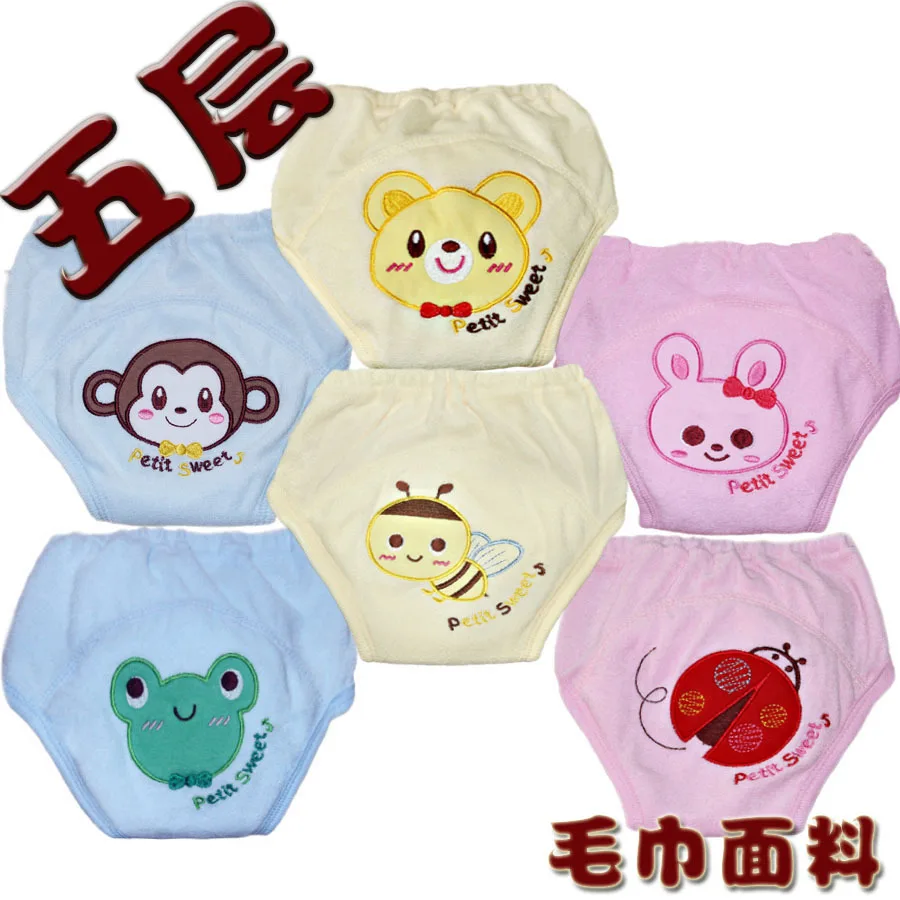 2Pcs/lot Autumn and winter thickening Six layer toweling high quality baby diaper Two a group of sales stripe + cartoon TRX0034 2Pcs/lot Autumn and winter thickening Six layer toweling high quality baby diaper Two a group of sales stripe + cartoon TRX0034