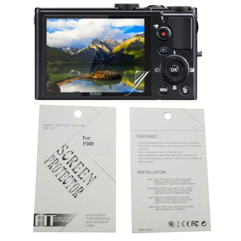 2 шт. защитная пленка для камеры Nikon Z6 Z7 P300 P340 P510 P520 P530 P600 P900S P1000 L340 L810 L820 L830 |