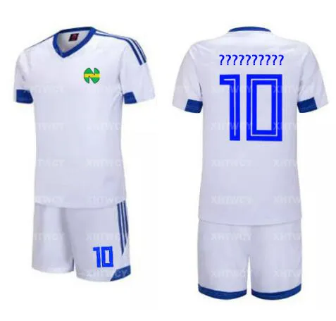 

Custom name Captain Tsubasa Jersey Football Suit Uniform Quick dry fabric Kid Adult size Cosplay Costume T-shirt+Shorts