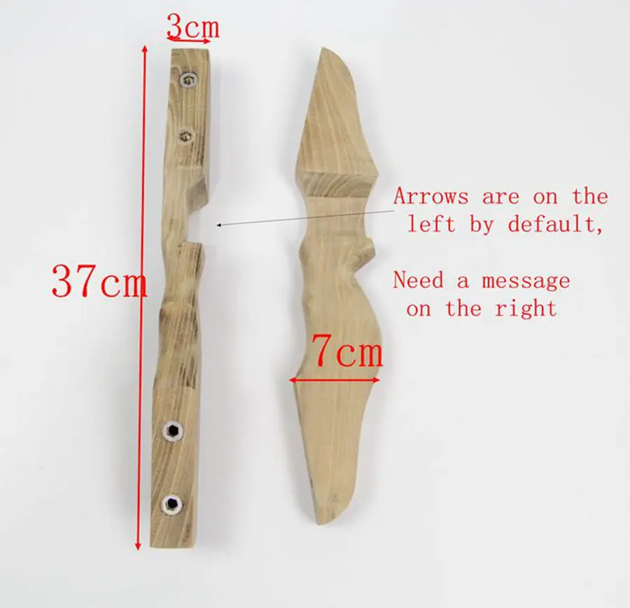 

1PCS Handmade DIY bow handle Sakura made bow handle made of longbow hunting bow handle has been drilling with screws