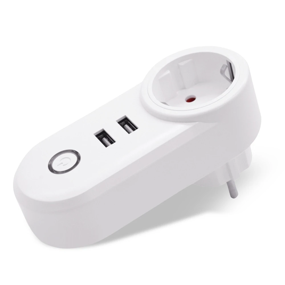 WiFi умный разъём ПДУ розетка работает для Amazon Alexa/Google Home 100 240 V пульт дистанционного